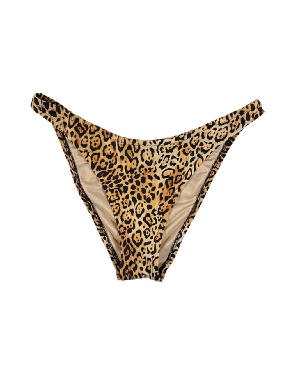 Victorias Secret Leopard Brazilian Bikini Bottom, size Large